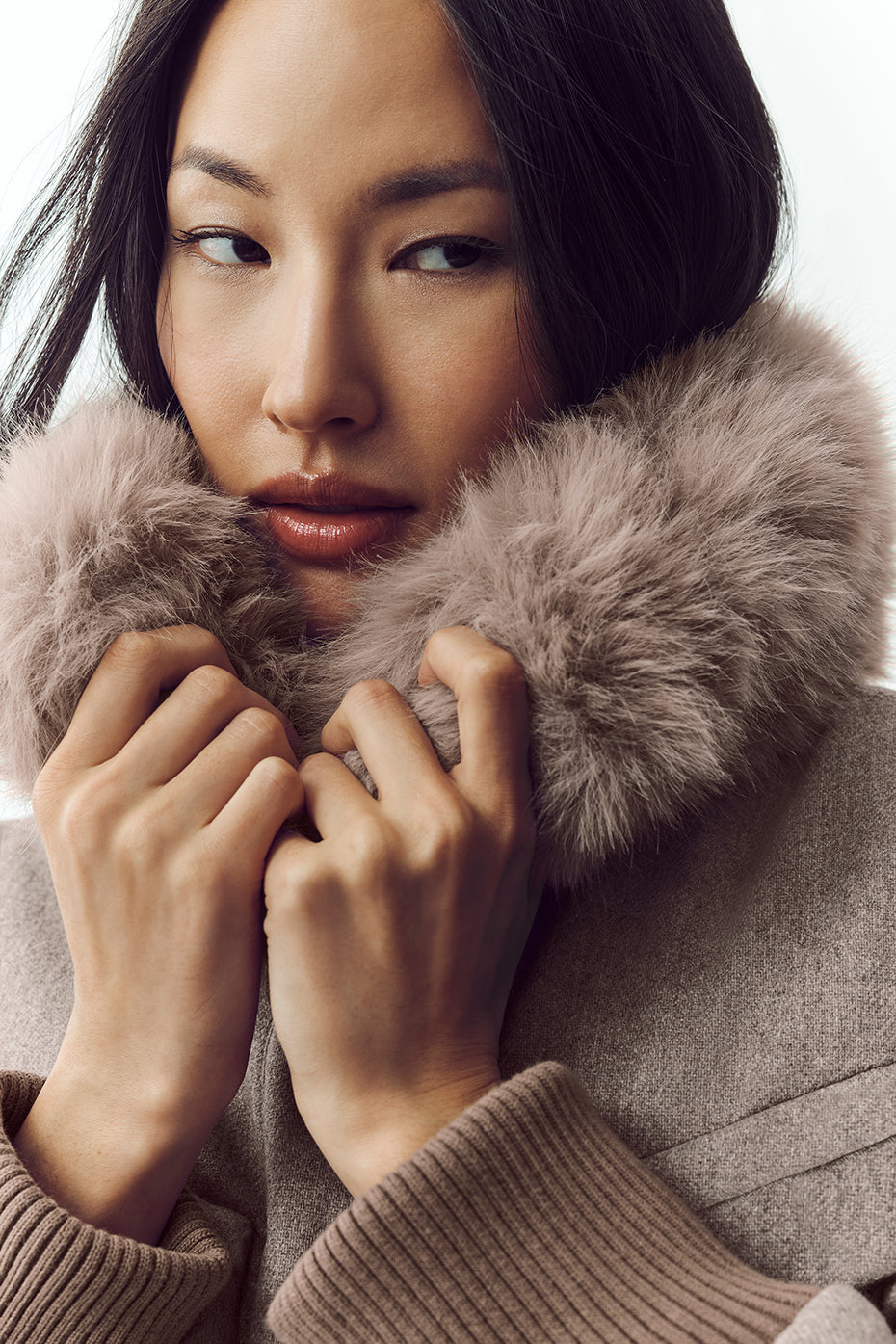 Wool Blend Bunny Slope Jacket - Alpine Cocoa Heather — photo 3