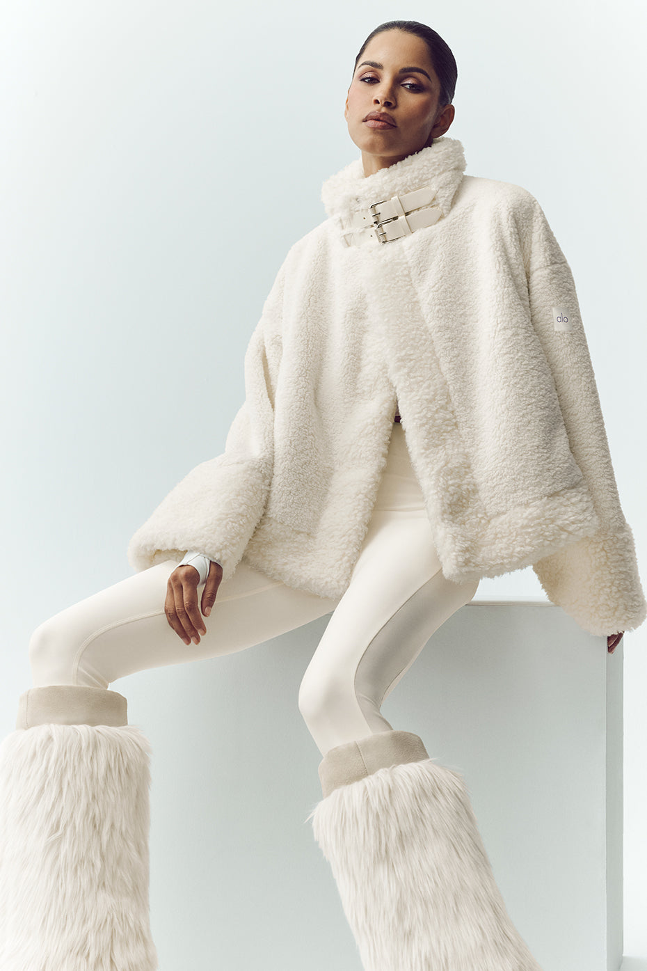 Sherpa Fireside Bomber - Ivory — photo 6