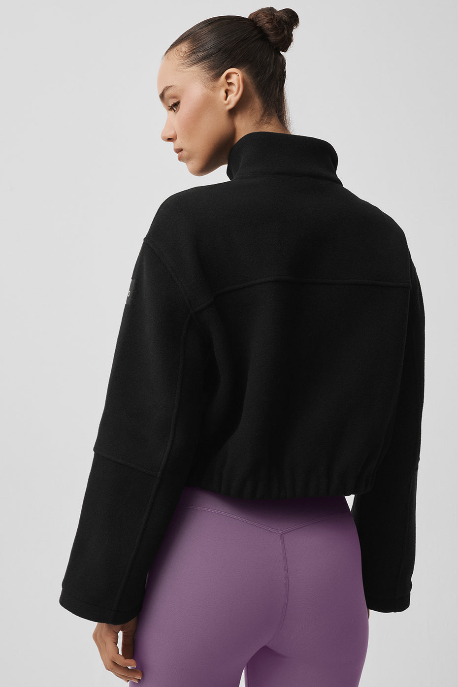 Double Face Wool City Girl Jacket - Black — photo 3