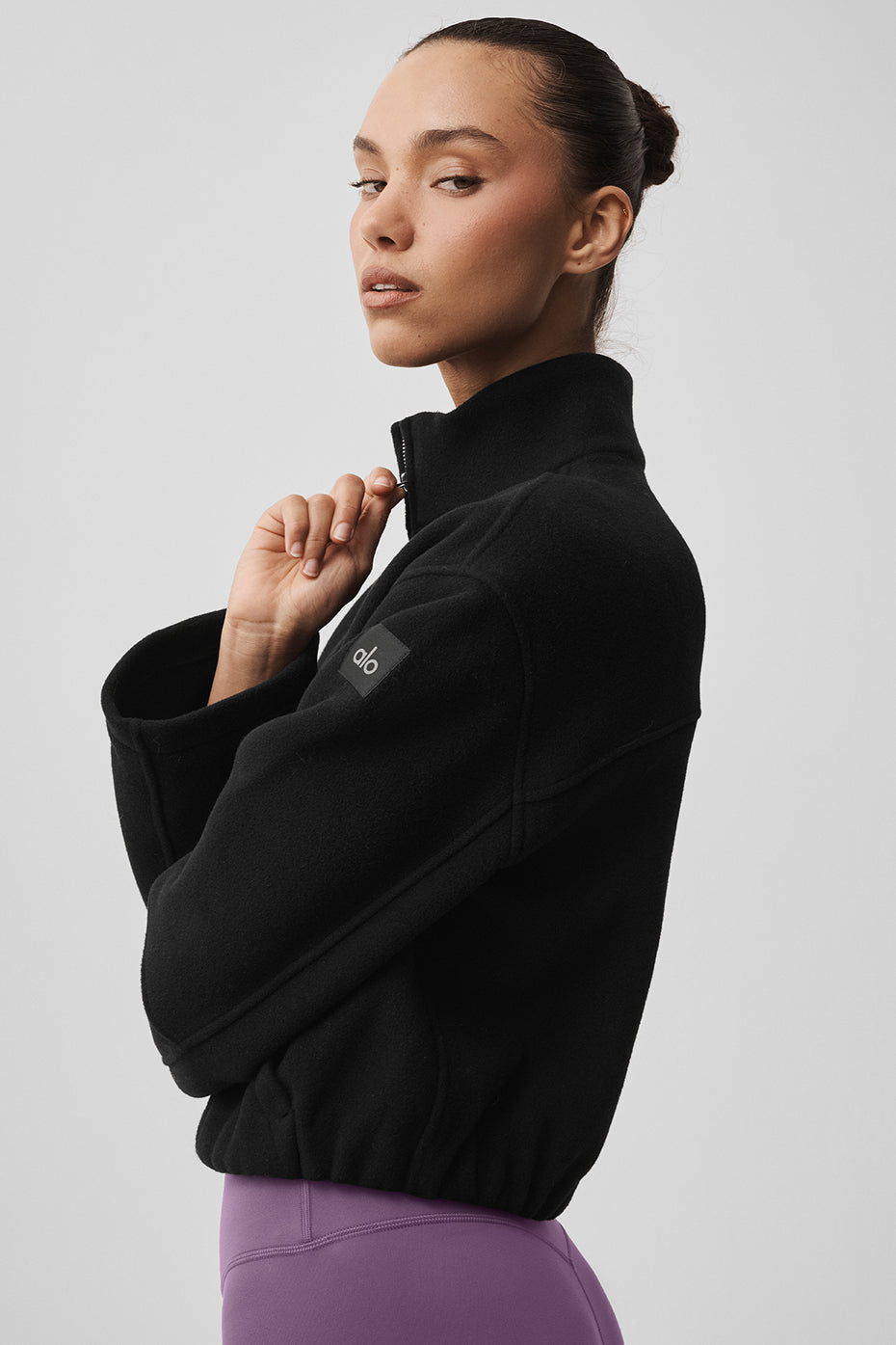 Double Face Wool City Girl Jacket - Black — photo 5
