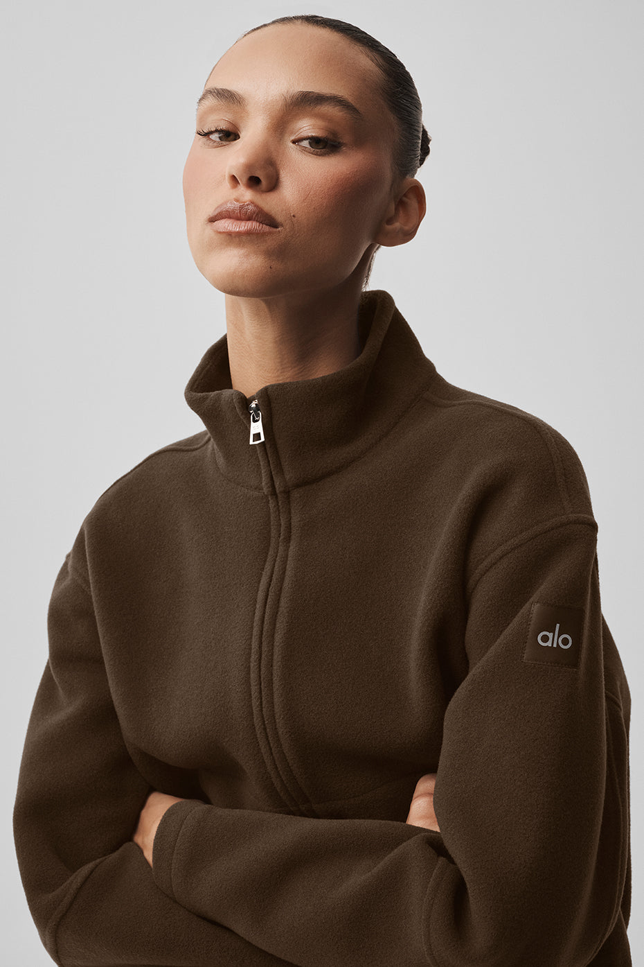 Double Face Wool City Girl Jacket - Espresso — photo 4