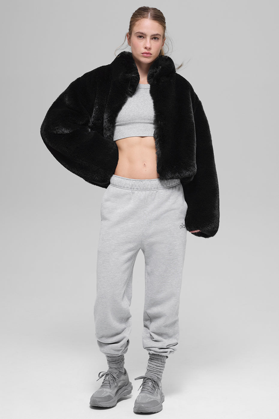 Faux Fur Allure Jacket - Black — photo 5
