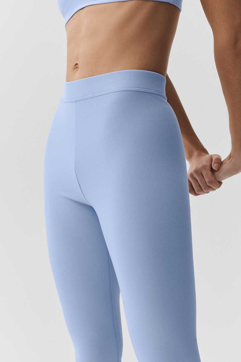 Alosoft High-Waist Iconic 90's Capri - Light Provence Blue — photo 3