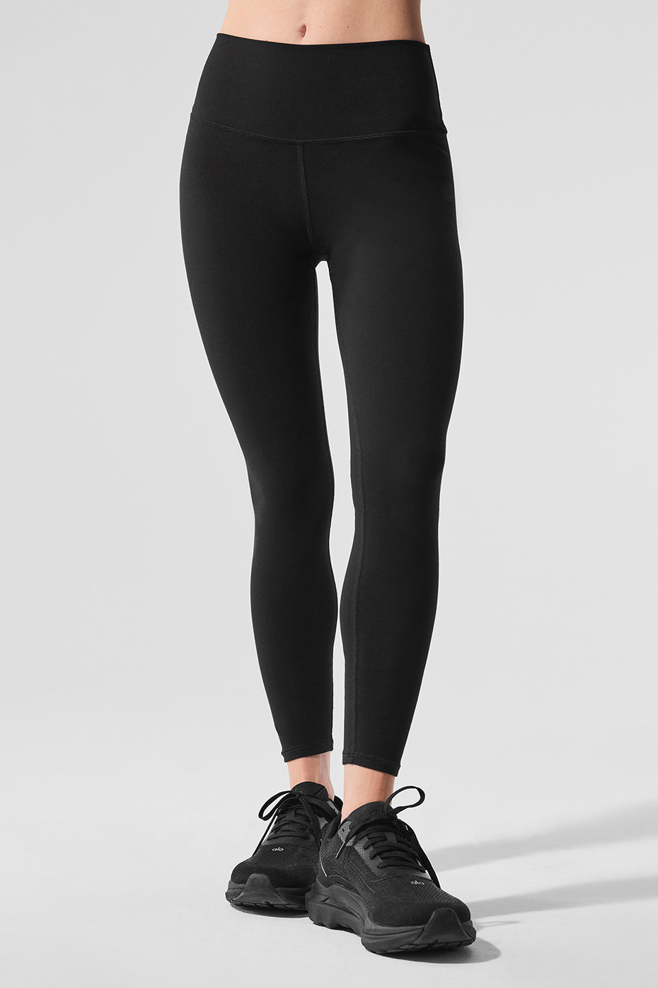 Alosoft High-Waist 7/8 Highlight Legging - Black — photo 1