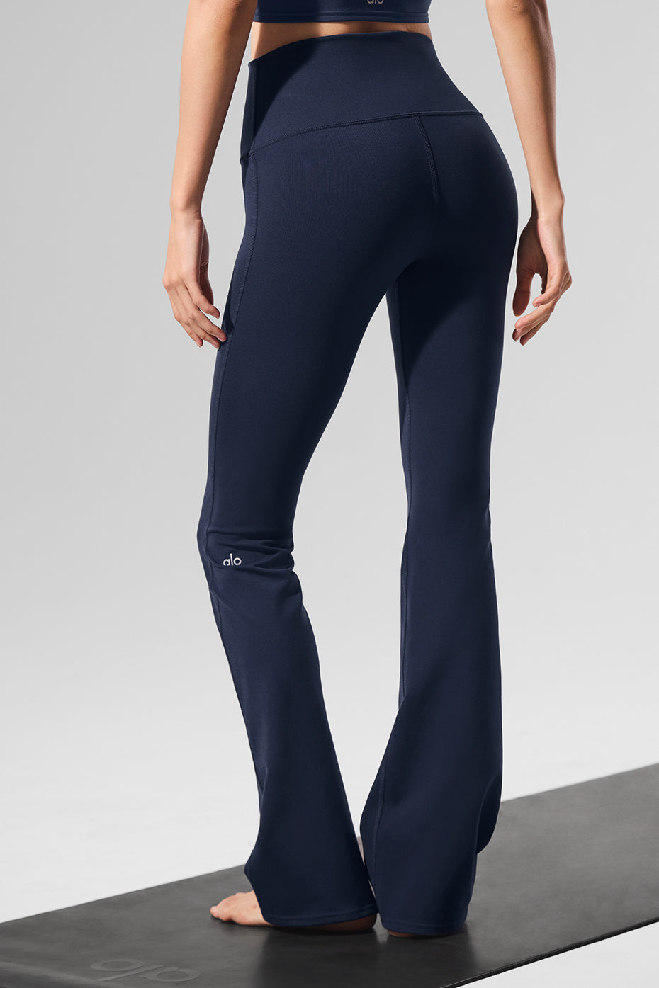 Airbrush High-Waist Bootcut Legging - Navy — photo 2