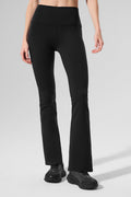 Airbrush High-Waist 7/8 Bootcut Legging - Black — photo 3