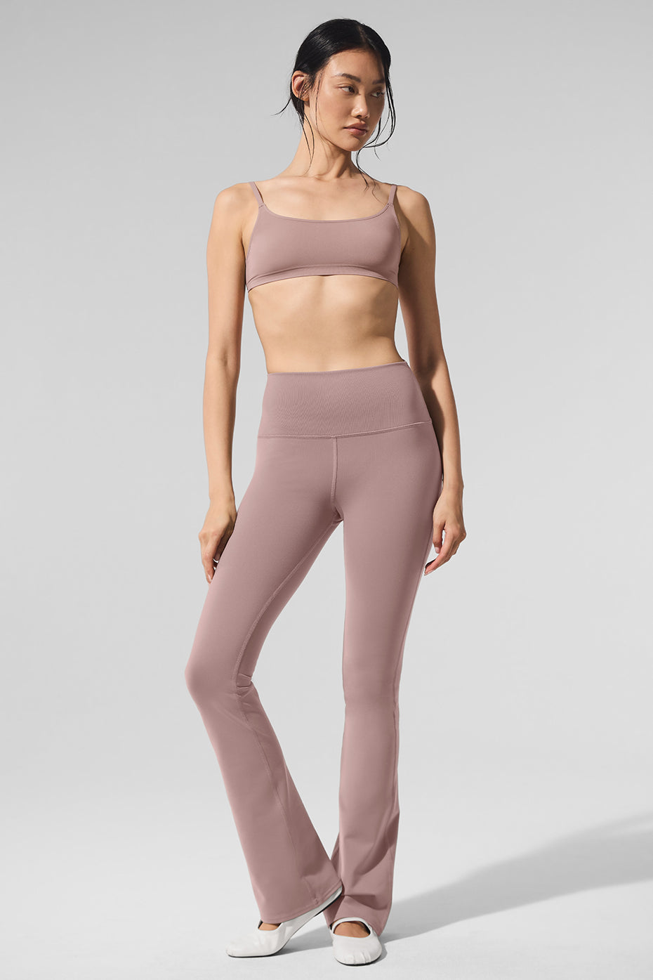 Airbrush High-Waist Bootcut Legging - Taupe — photo 1