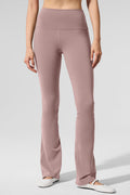 Airbrush High-Waist Bootcut Legging - Taupe — photo 4