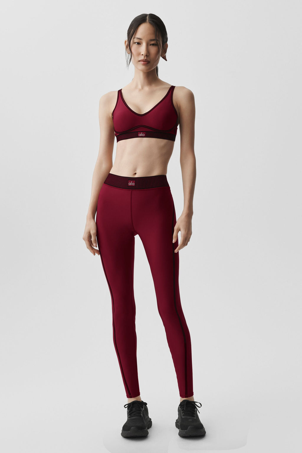 Airlift High-Waist 7/8 Line Up Legging - Summer Romance Red — photo 6