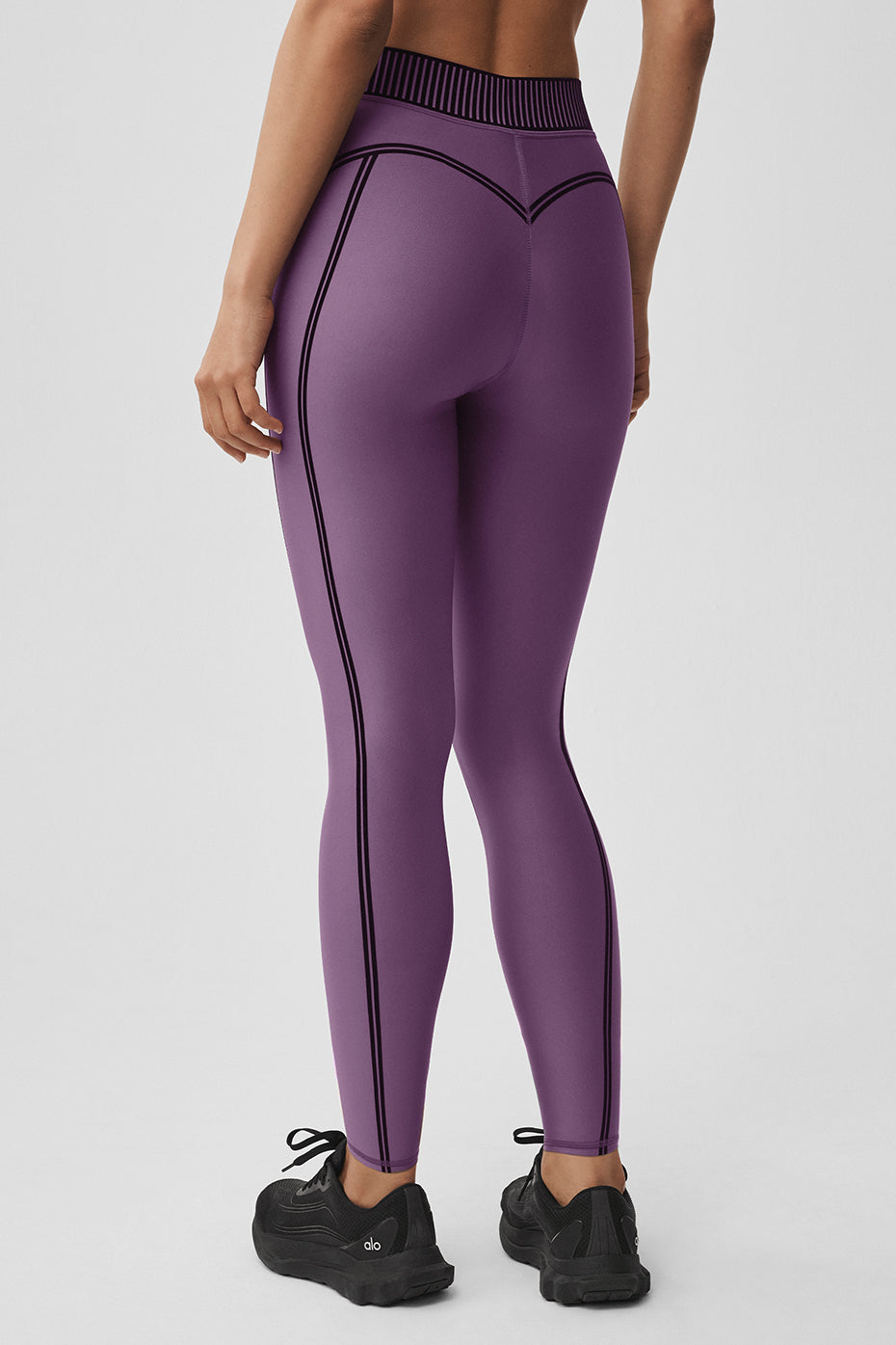 Airlift High-Waist 7/8 Line Up Legging - Plum Kiss — photo 2