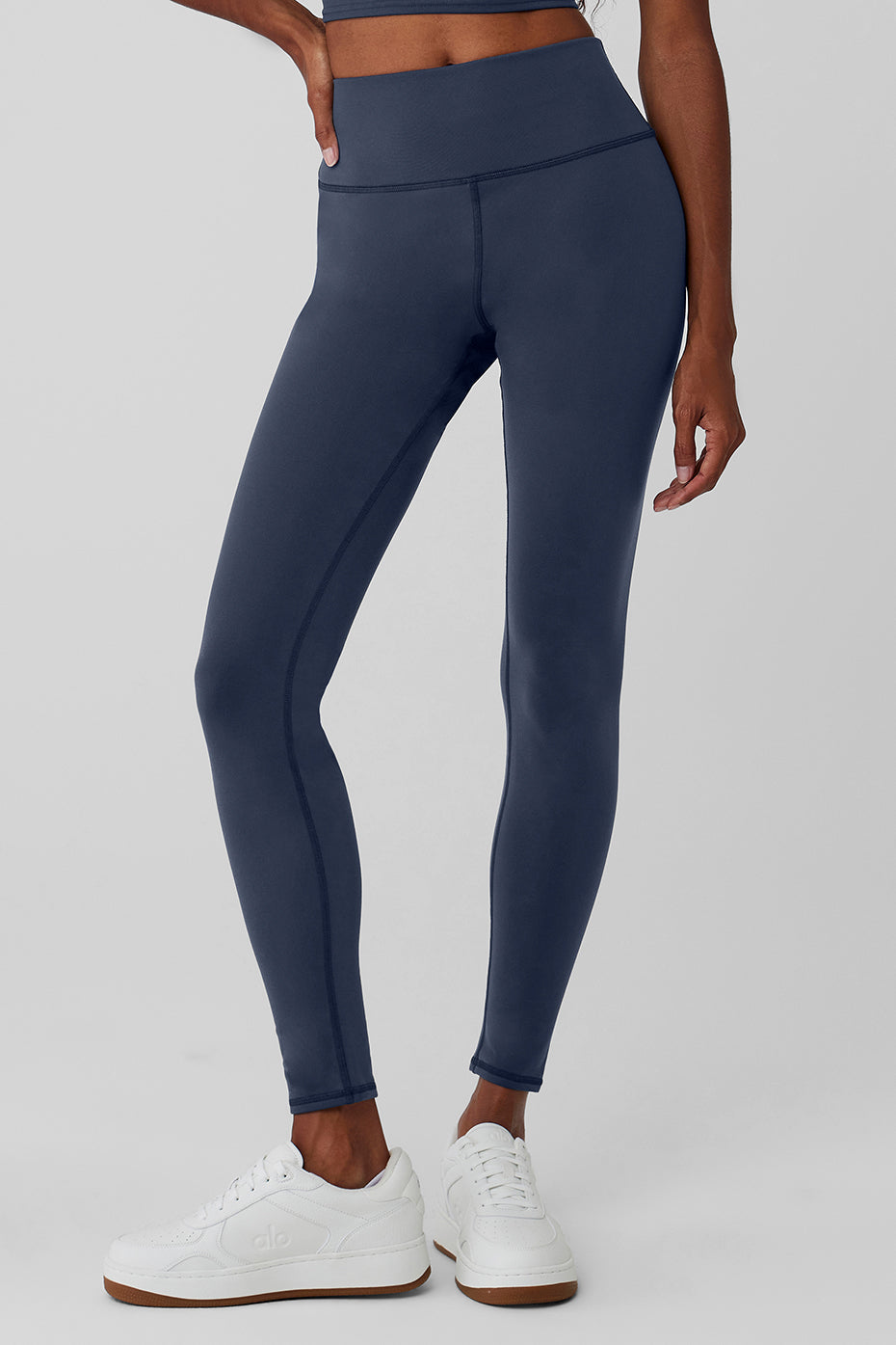 Airbrush Winter Warm High-Waist Nocturne Legging - Navy — photo 1