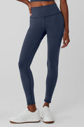 Airbrush Winter Warm High-Waist Nocturne Legging - Navy — photo 1
