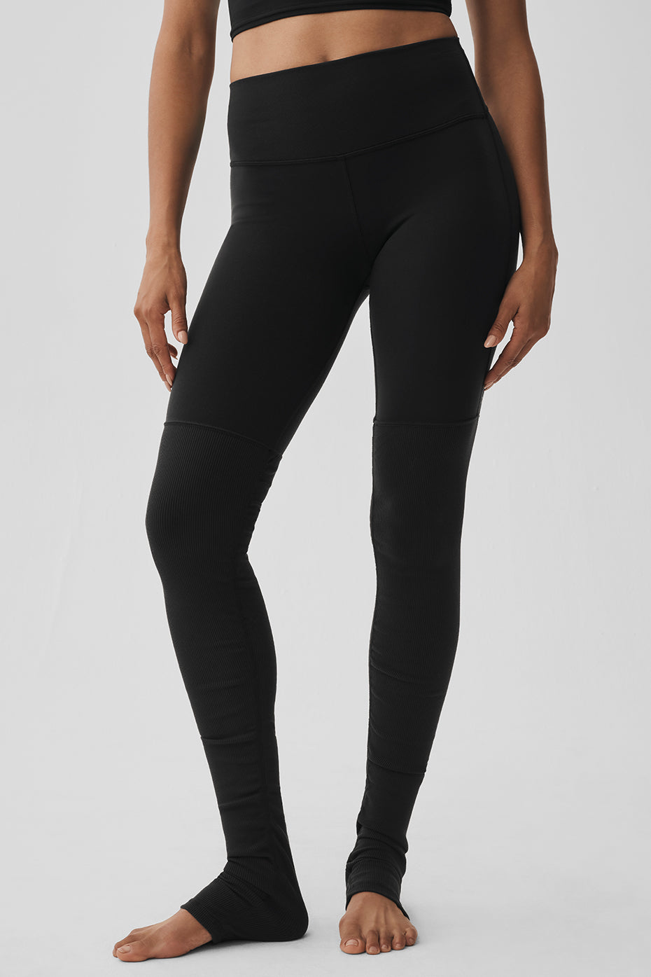 Airbrush High-Waist Highlight Goddess Legging - Black — photo 1