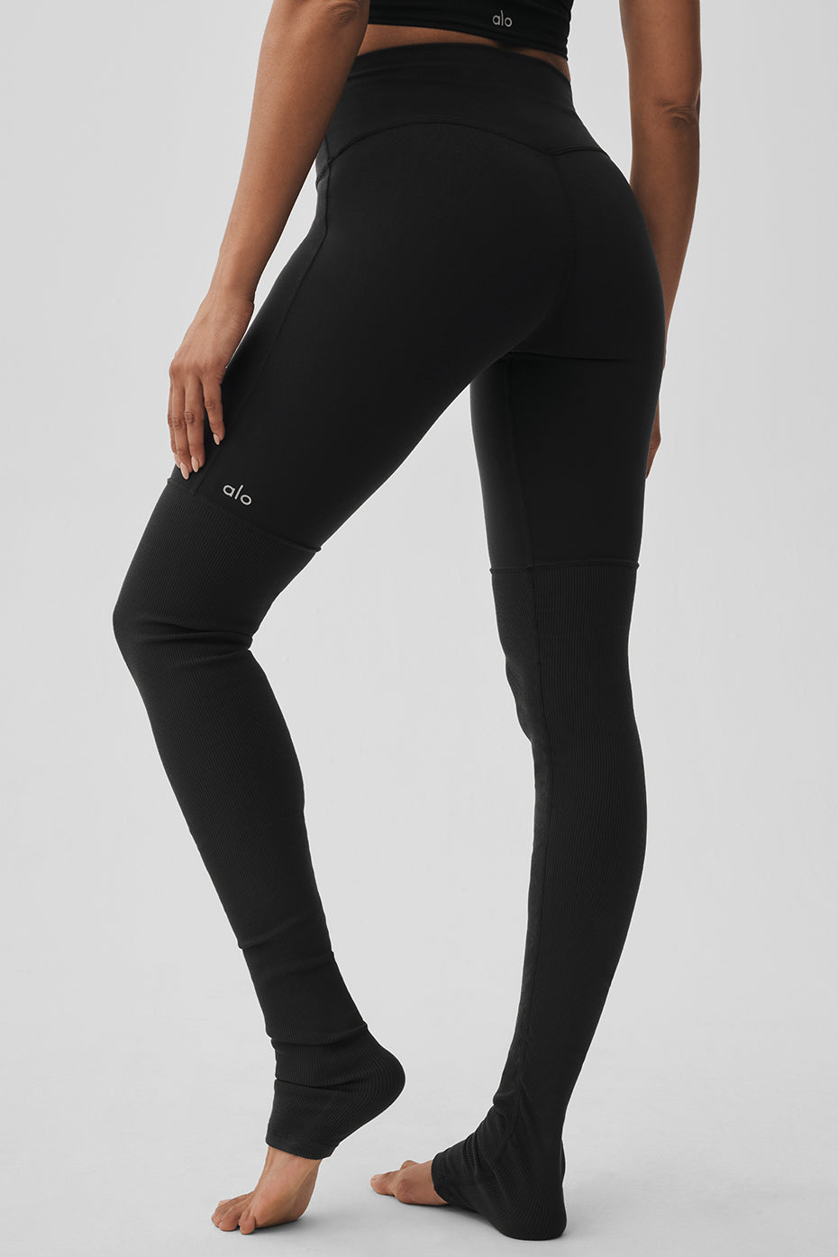 Airbrush High-Waist Highlight Goddess Legging - Black — photo 2