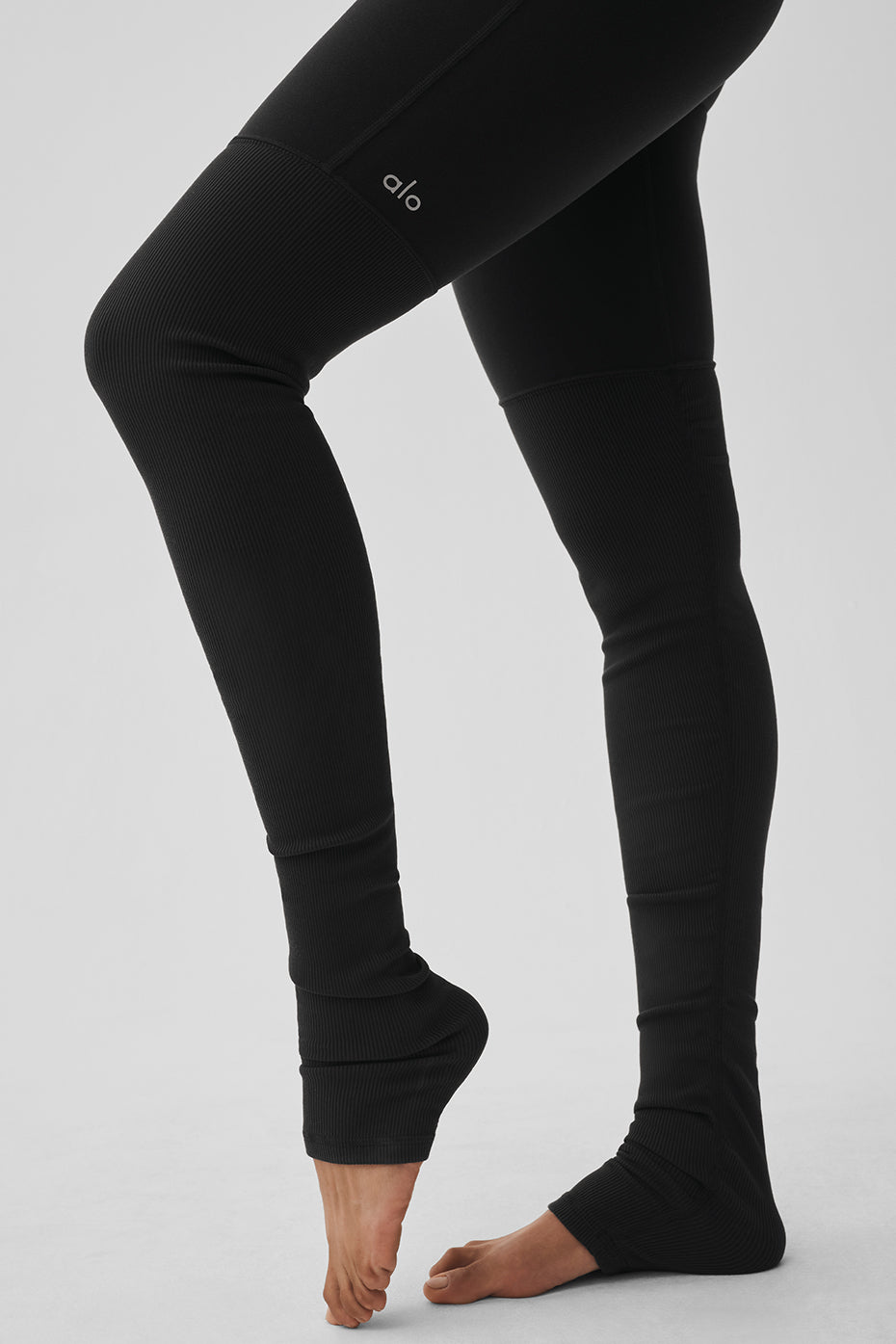 Airbrush High-Waist Highlight Goddess Legging - Black — photo 3
