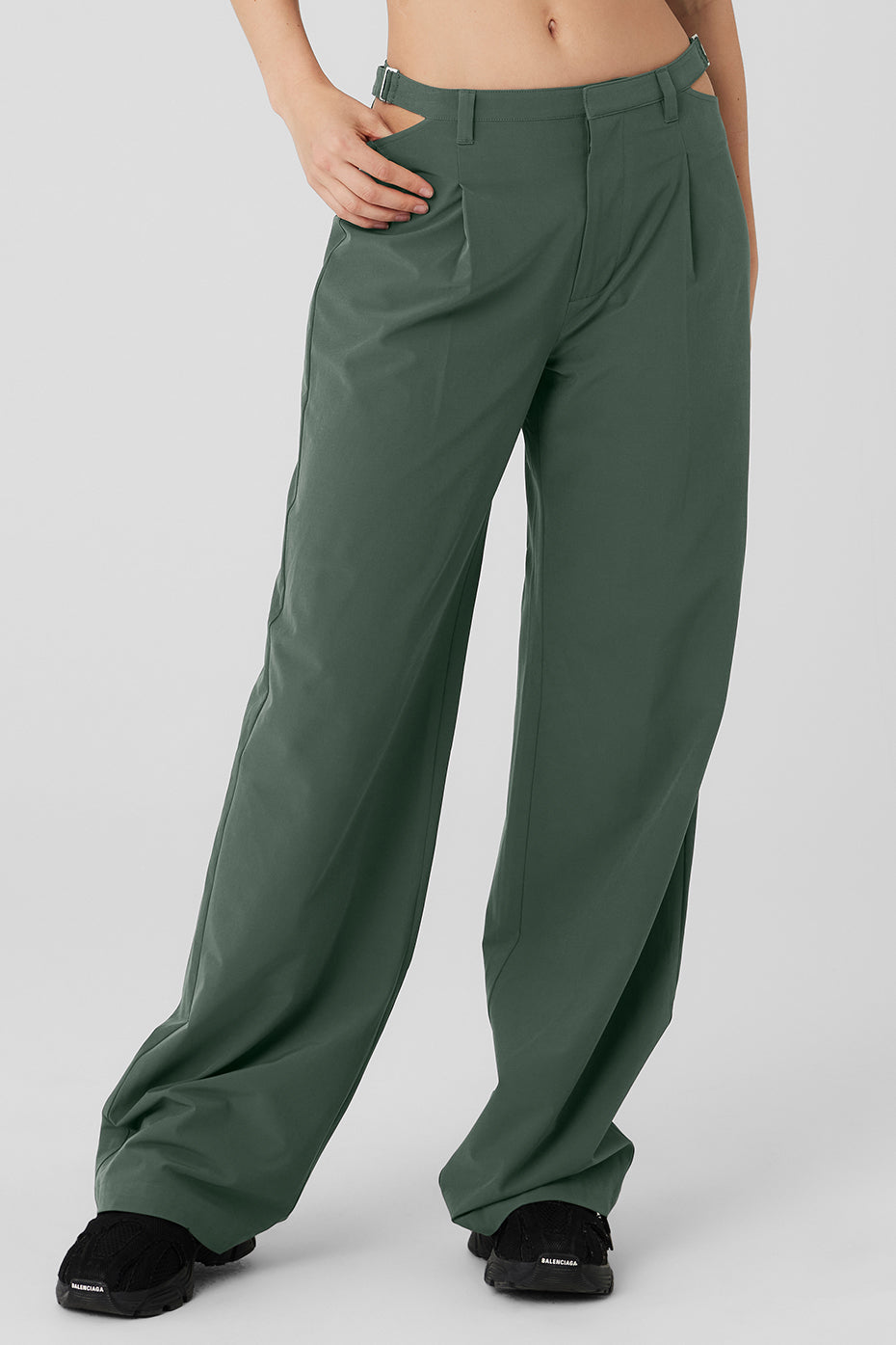 Mid-Rise Showdown Trouser - Dark Cactus — photo 1
