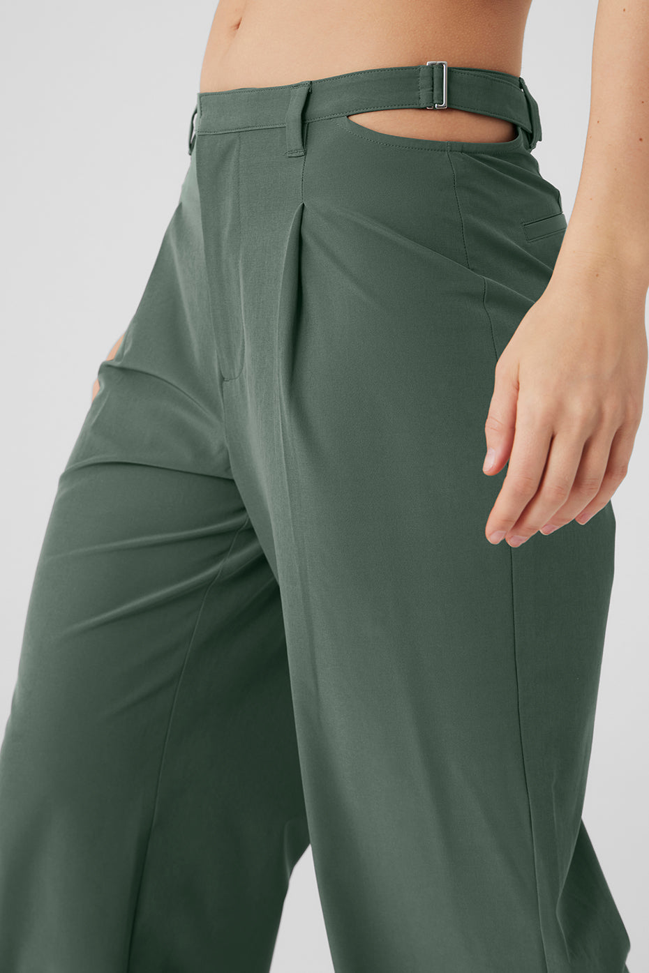 Mid-Rise Showdown Trouser - Dark Cactus — photo 4