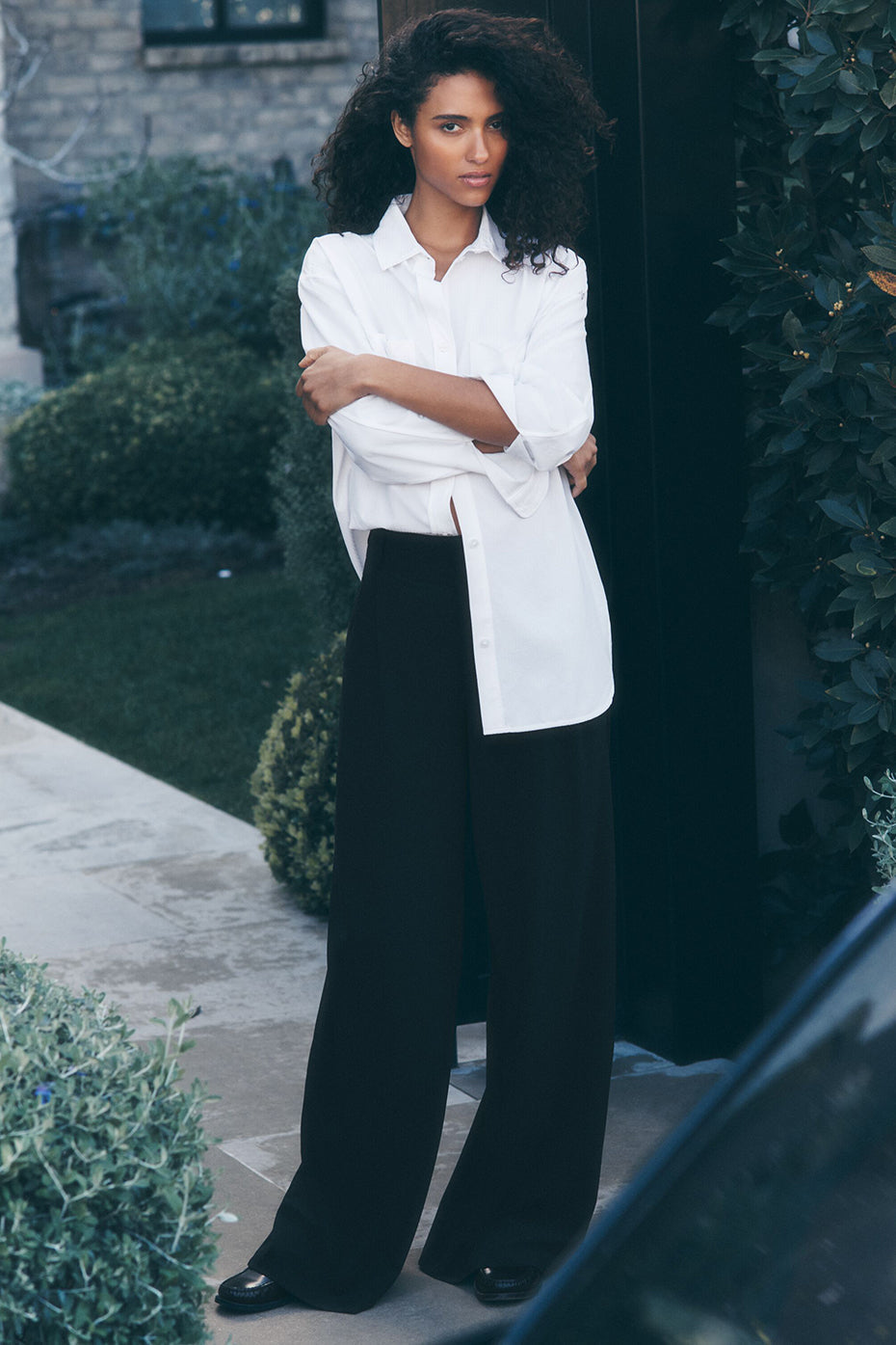 High-Waist Dreamscape Trouser (Long) - Black — photo 1