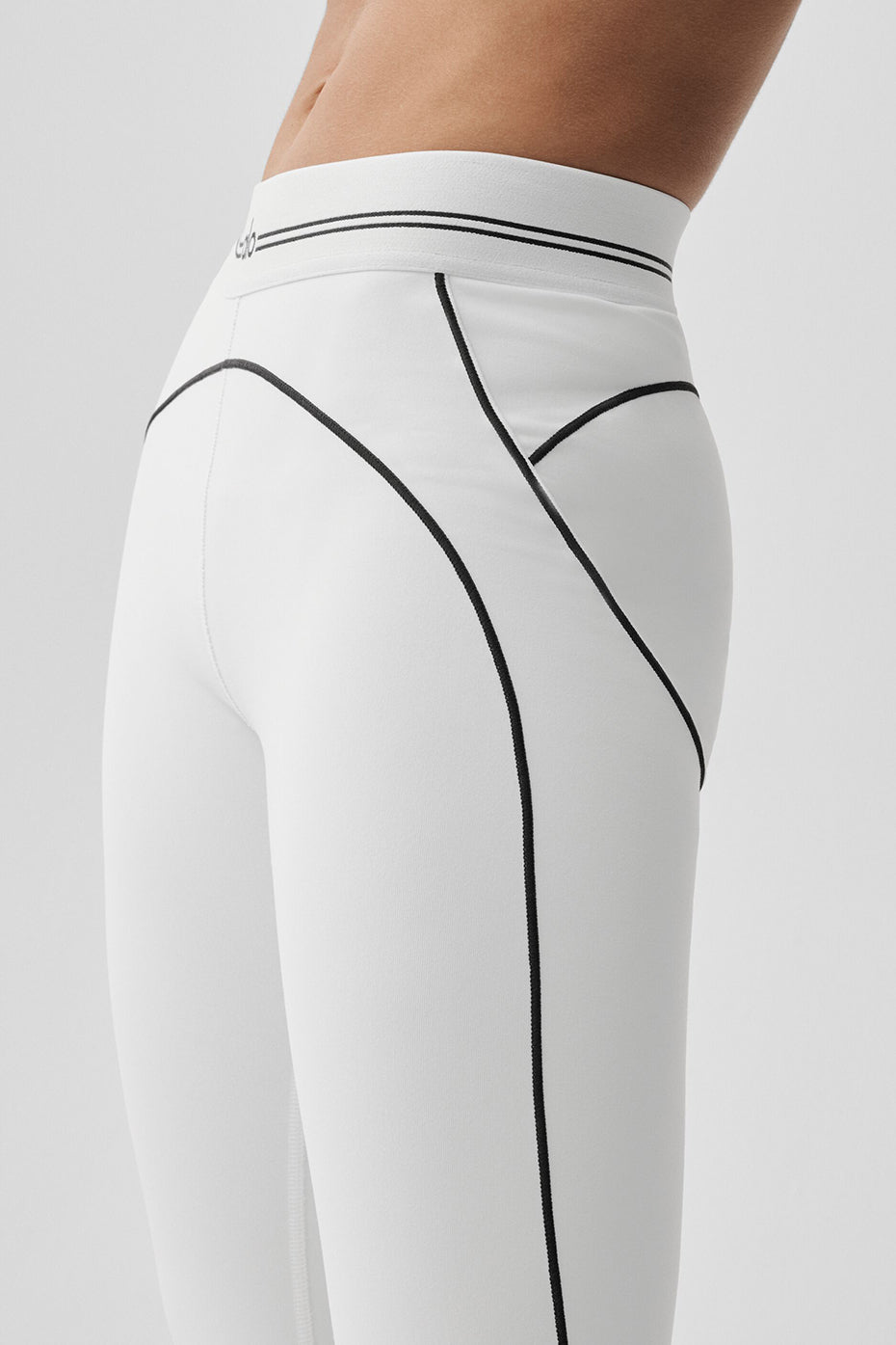 Airbrush High-Waist Heart Throb Legging - White/Black — photo 4
