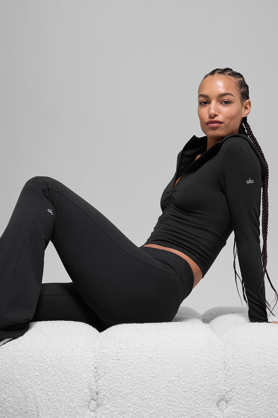 Sway Bootcut Sweatpant - Black — photo 4