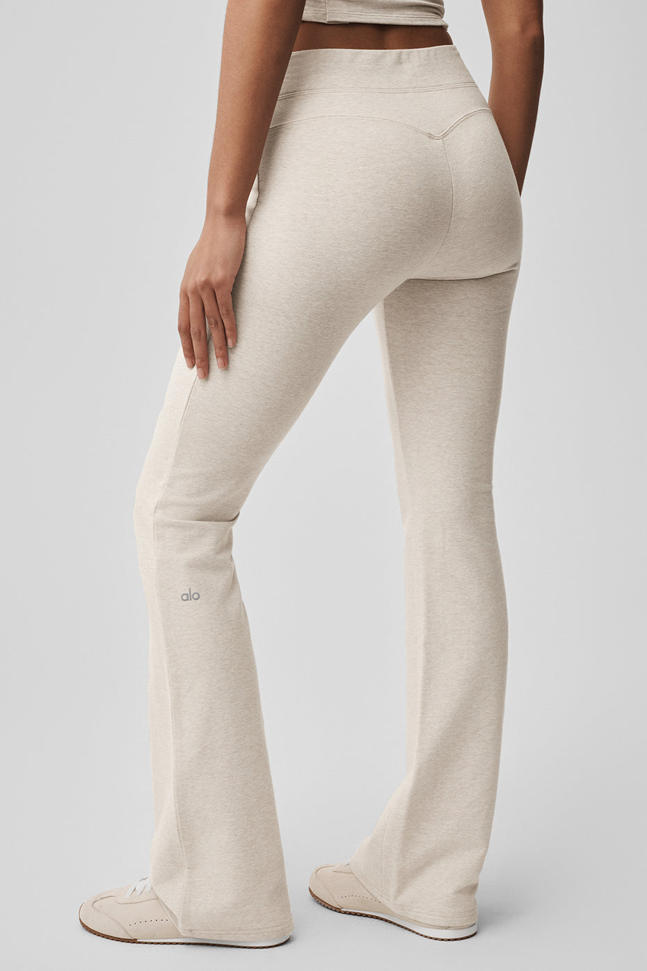 Sway Bootcut Sweatpant - Oatmeal Heather — photo 2