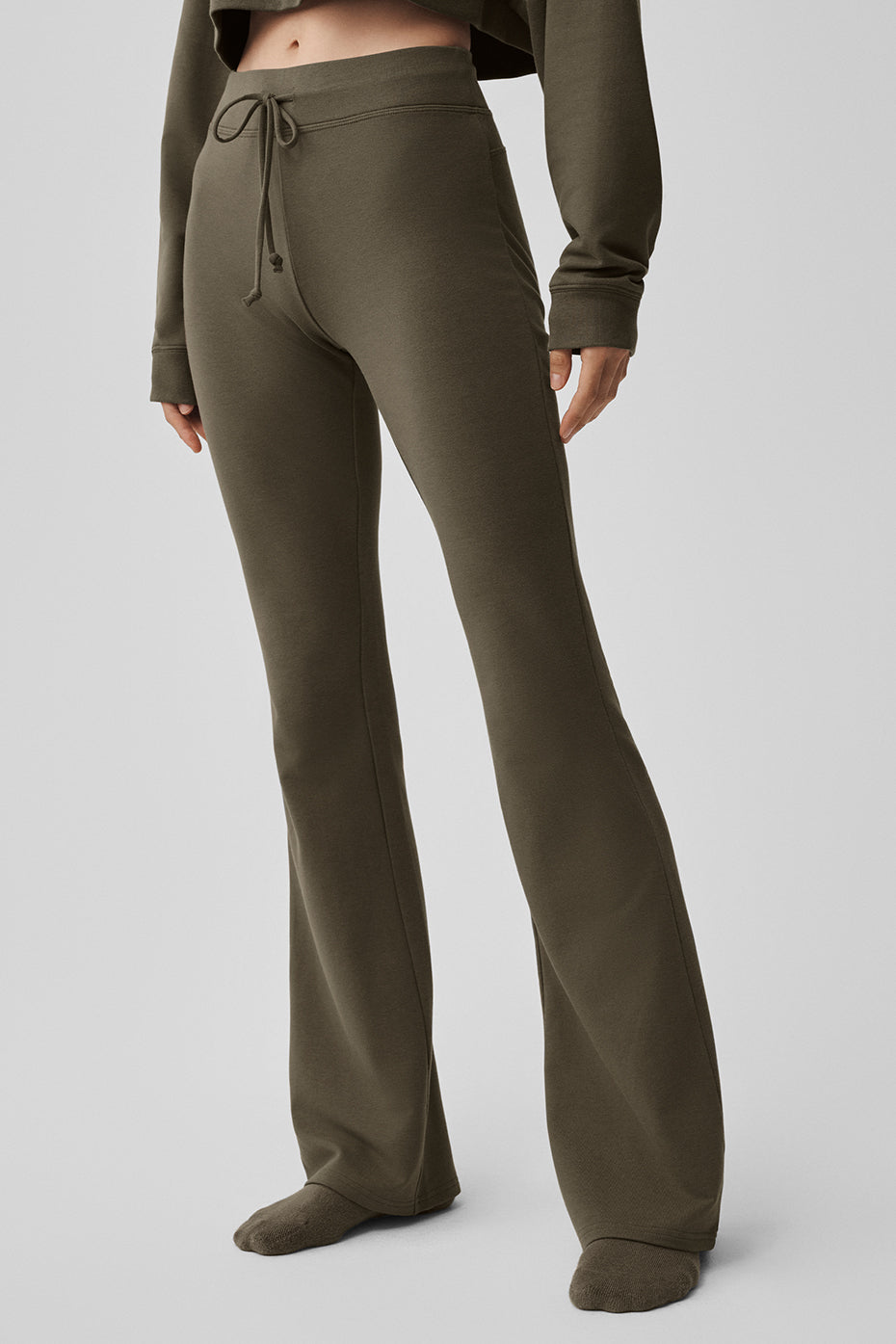 Sway Bootcut Sweatpant - Olive Tree — photo 3