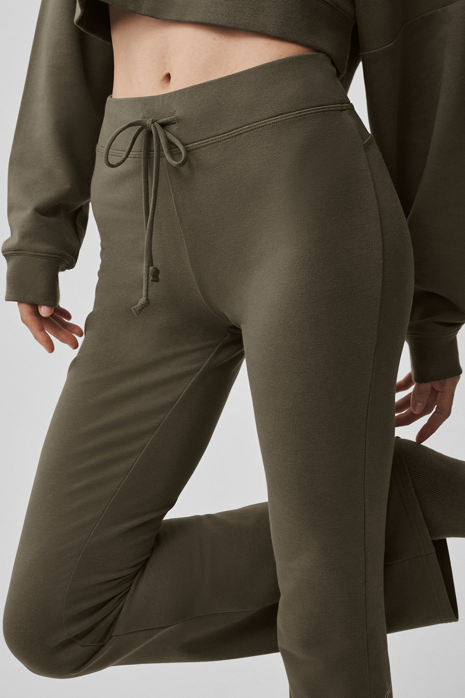 Sway Bootcut Sweatpant - Olive Tree — photo 4