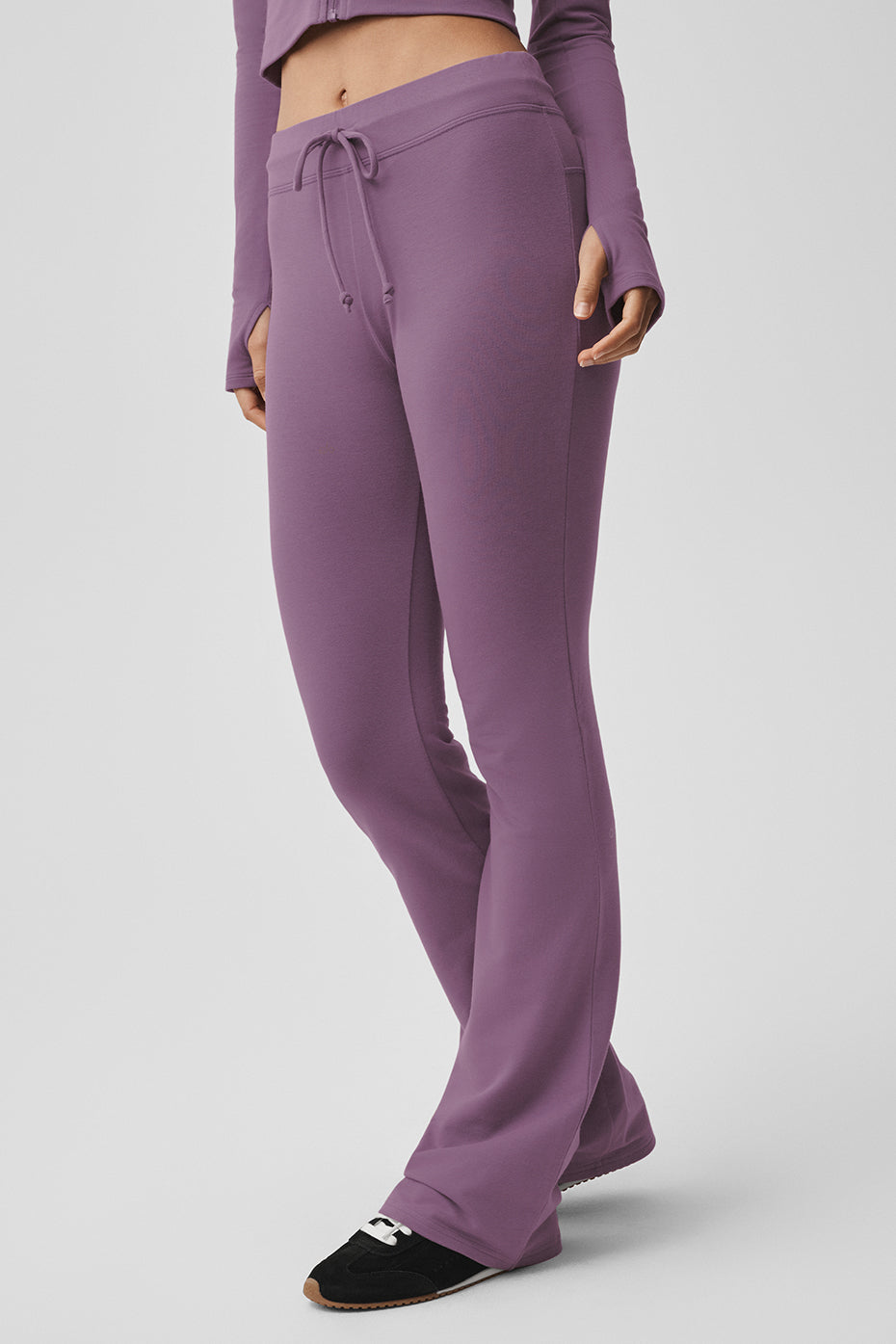 Sway Bootcut Sweatpant - Plum Kiss — photo 4