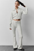 Sway Bootcut Sweatpant - White Heather — photo 1