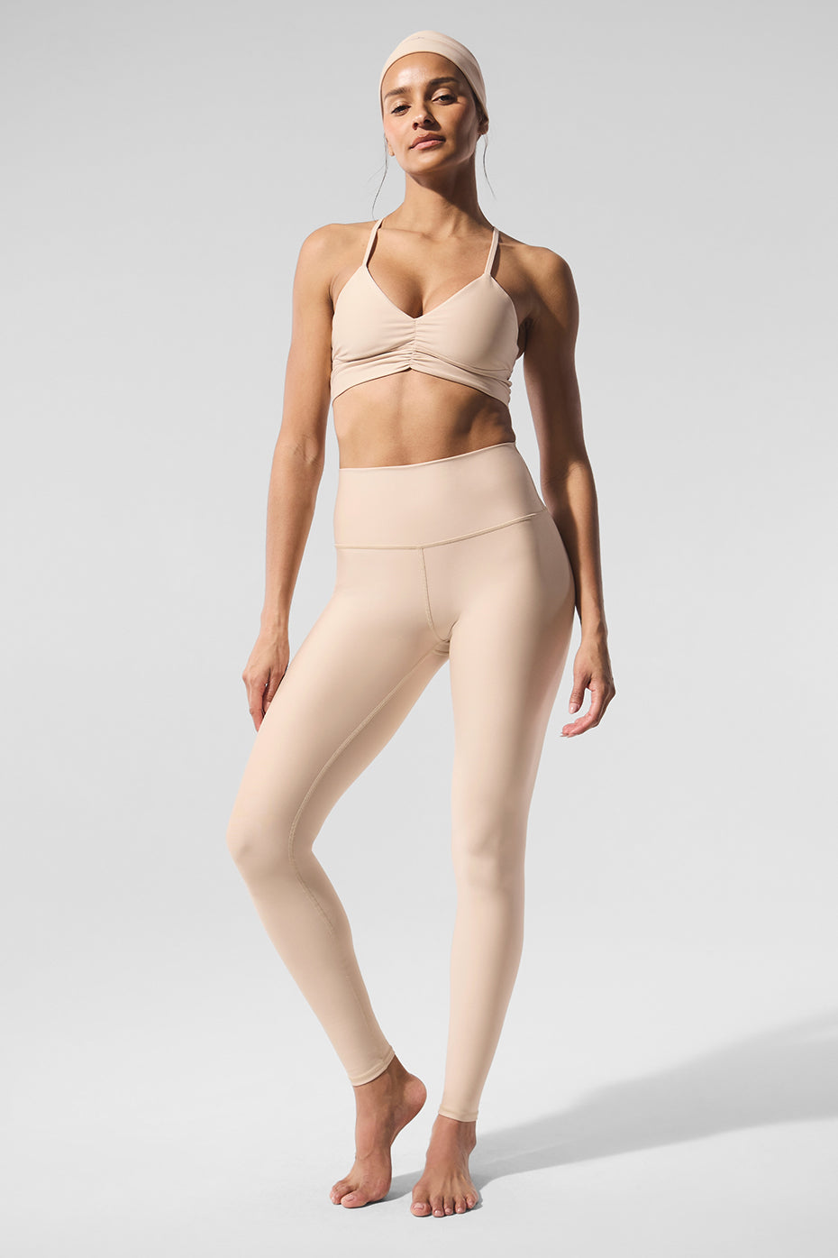 High-Waist Airlift Legging - Macadamia — photo 5
