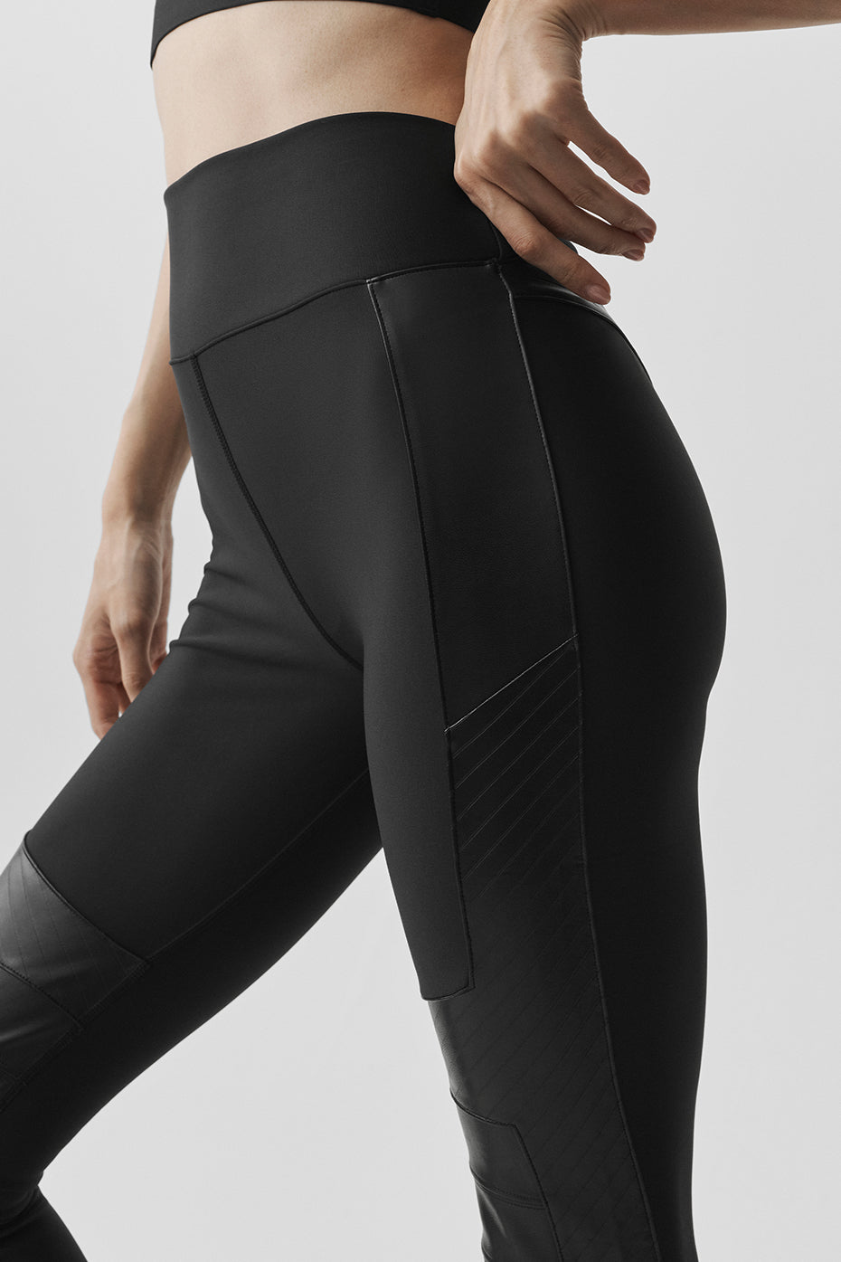 Airlift Winter Warm High-Waist Supermoto Legging - Black — photo 3