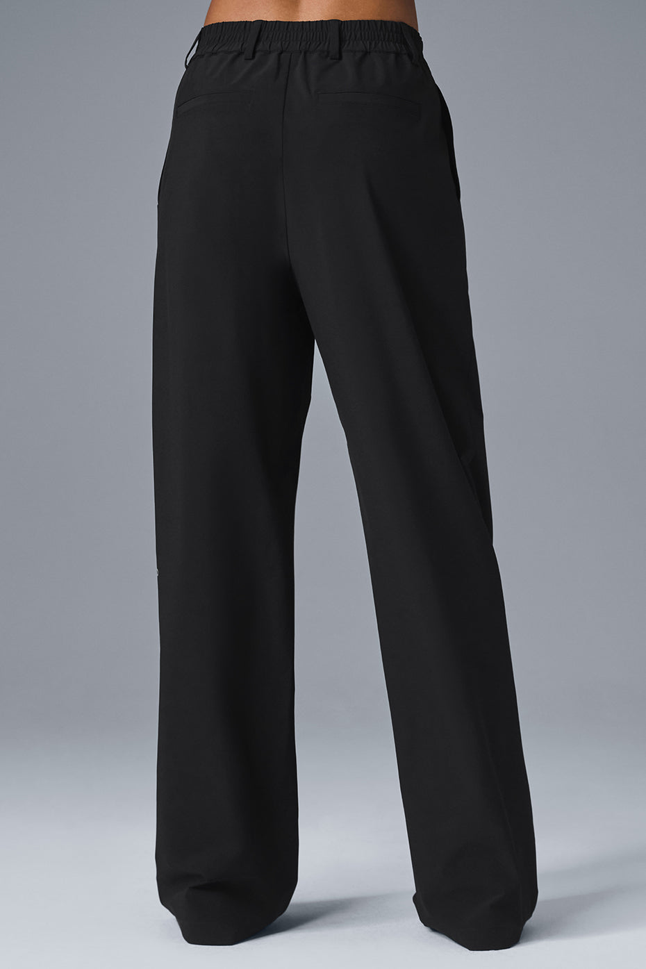 High-Waist Pursuit Trouser (Long) - Black — photo 3
