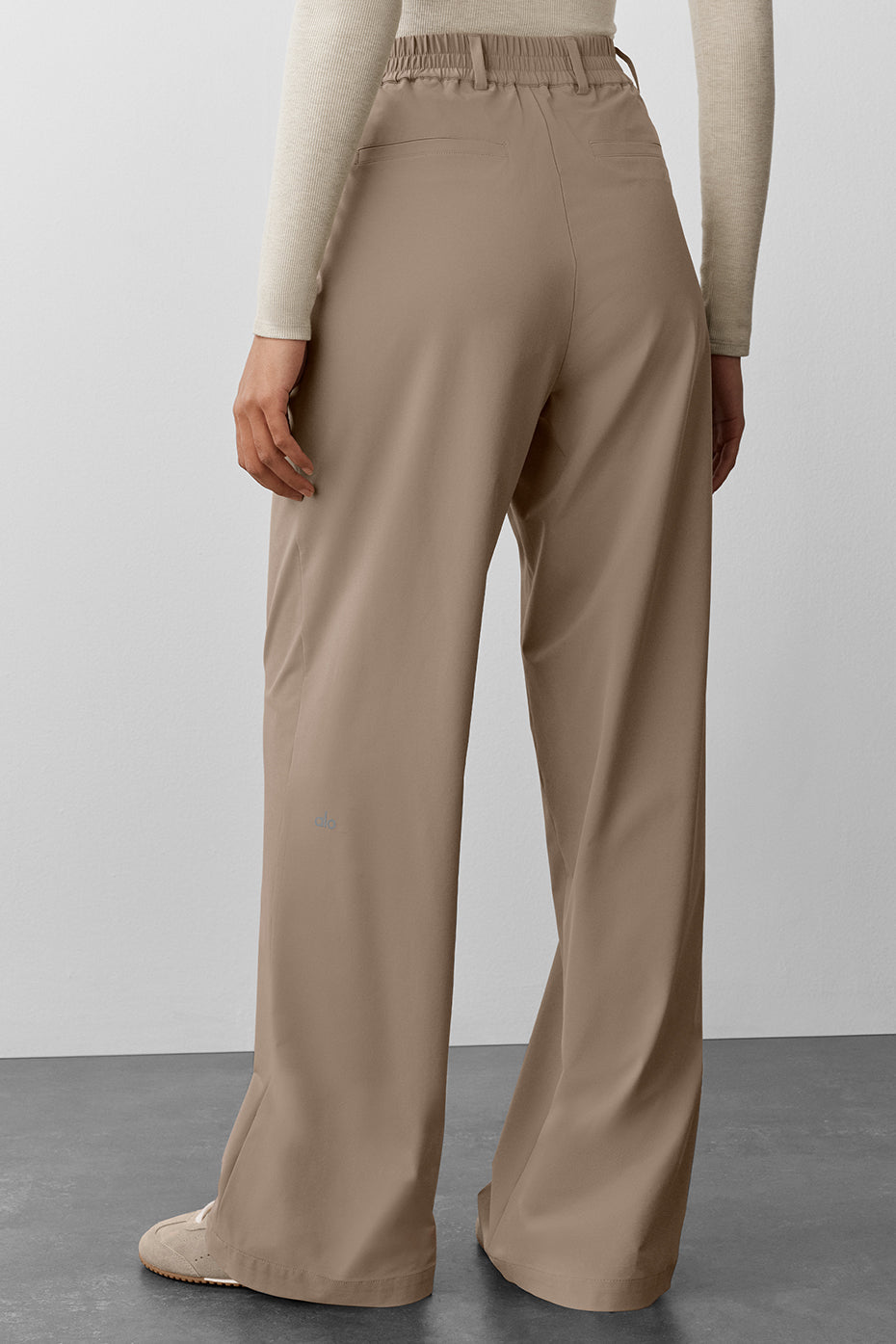 High-Waist Pursuit Trouser (Long) - Gravel — photo 3