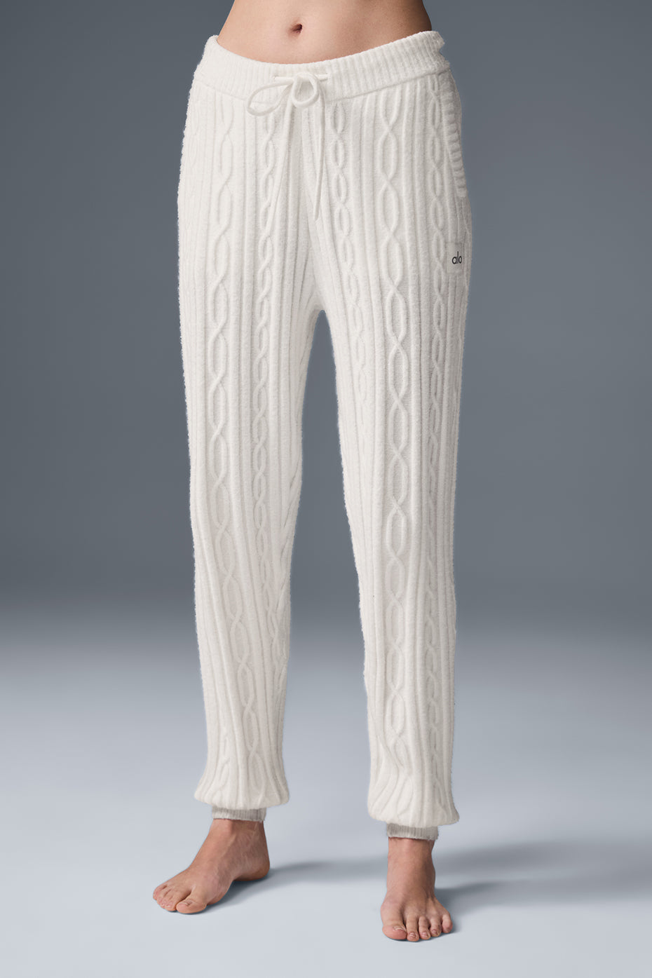 Cable Knit Winter Bliss Pant - Ivory — photo 1