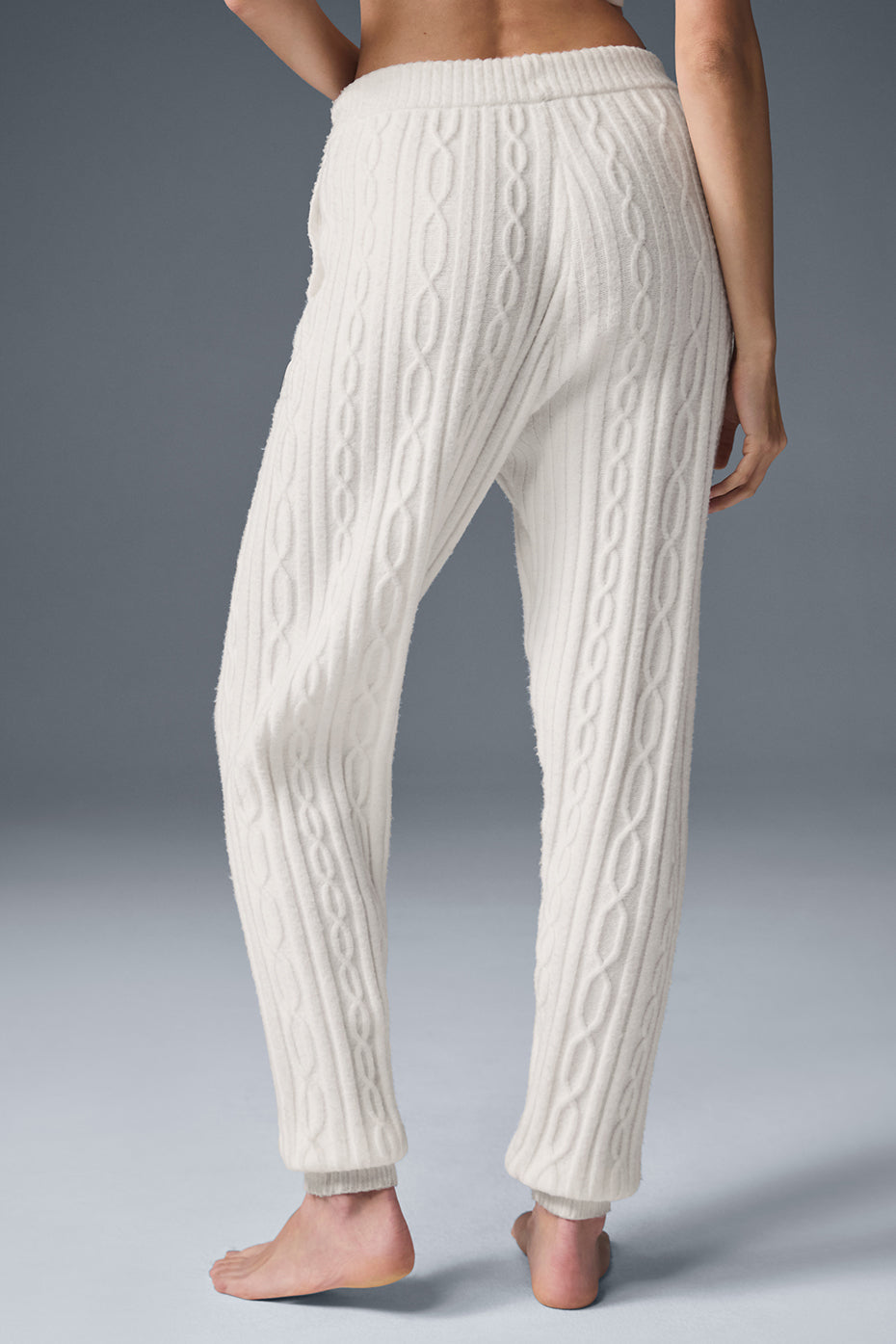 Cable Knit Winter Bliss Pant - Ivory — photo 3