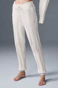 Cable Knit Winter Bliss Pant - Ivory — photo 4