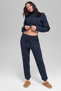 Cable Knit Winter Bliss Pant - Navy — photo 1