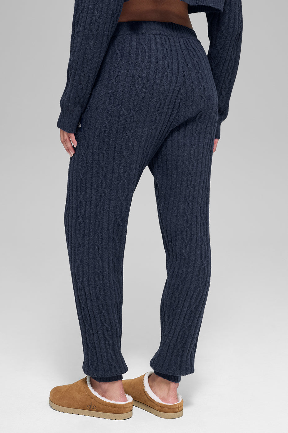 Cable Knit Winter Bliss Pant - Navy — photo 4