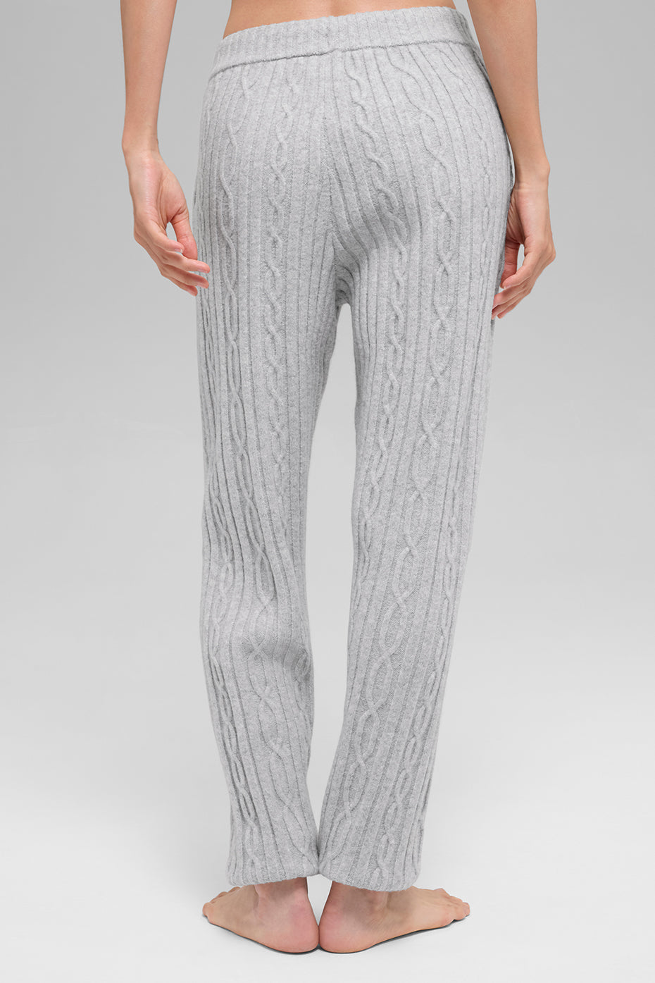 Cable Knit Winter Bliss Pant - Athletic Heather Grey — photo 4