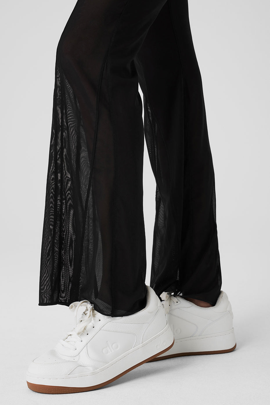 Mesh High-Waist Flicker Pant - Black — photo 4