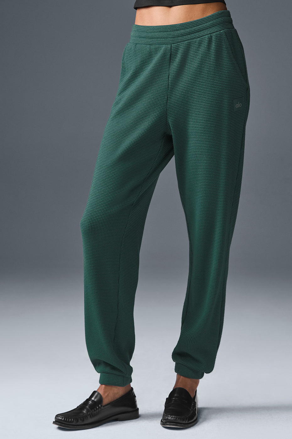Waffle Weekend Escape Jogger - Winter Ivy — photo 1