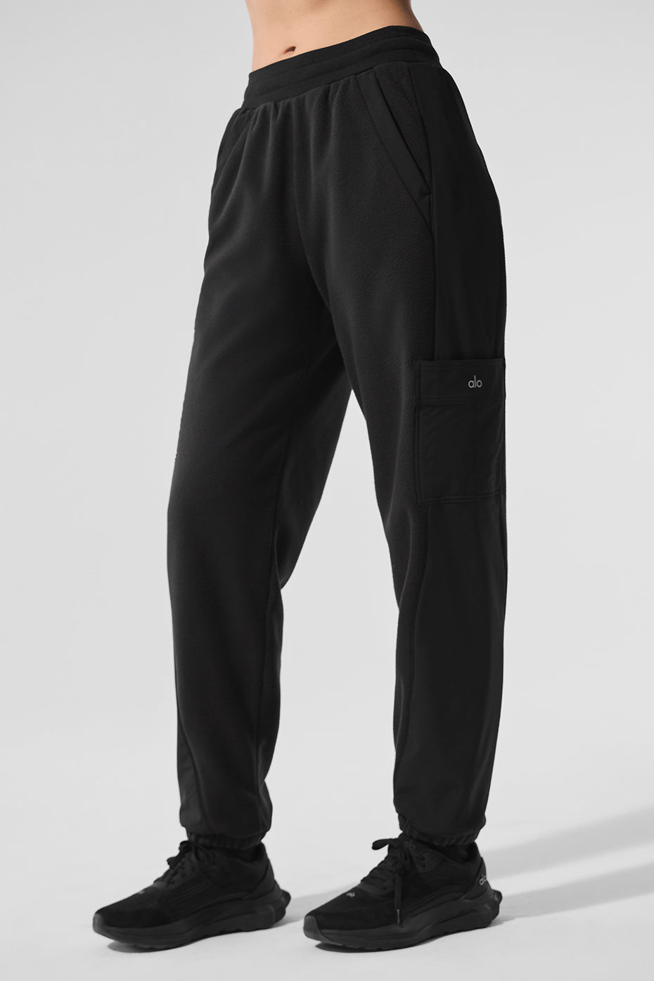 Polar Fleece Wintry Mix Pant - Black — photo 3
