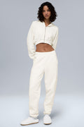 Polar Fleece Wintry Mix Pant - Ivory — photo 1