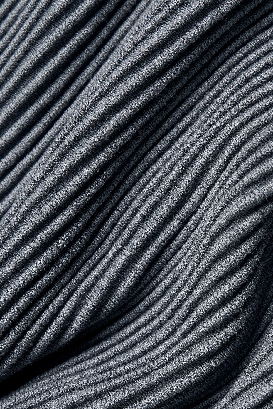 Denim Knit High-Waist Flare Pant - Steel Grey/Anthracite — photo 4