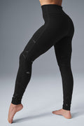 Alosoft High-Waist Spotlight Legging - Black — photo 1