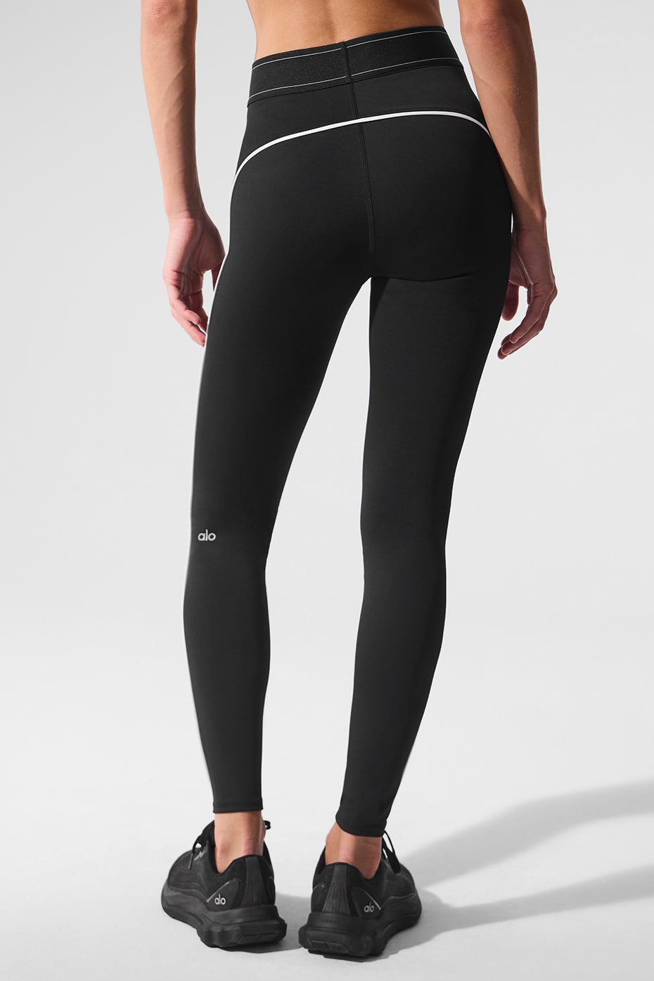 Airlift High-Waist Suit Up Legging - Black/White — photo 3