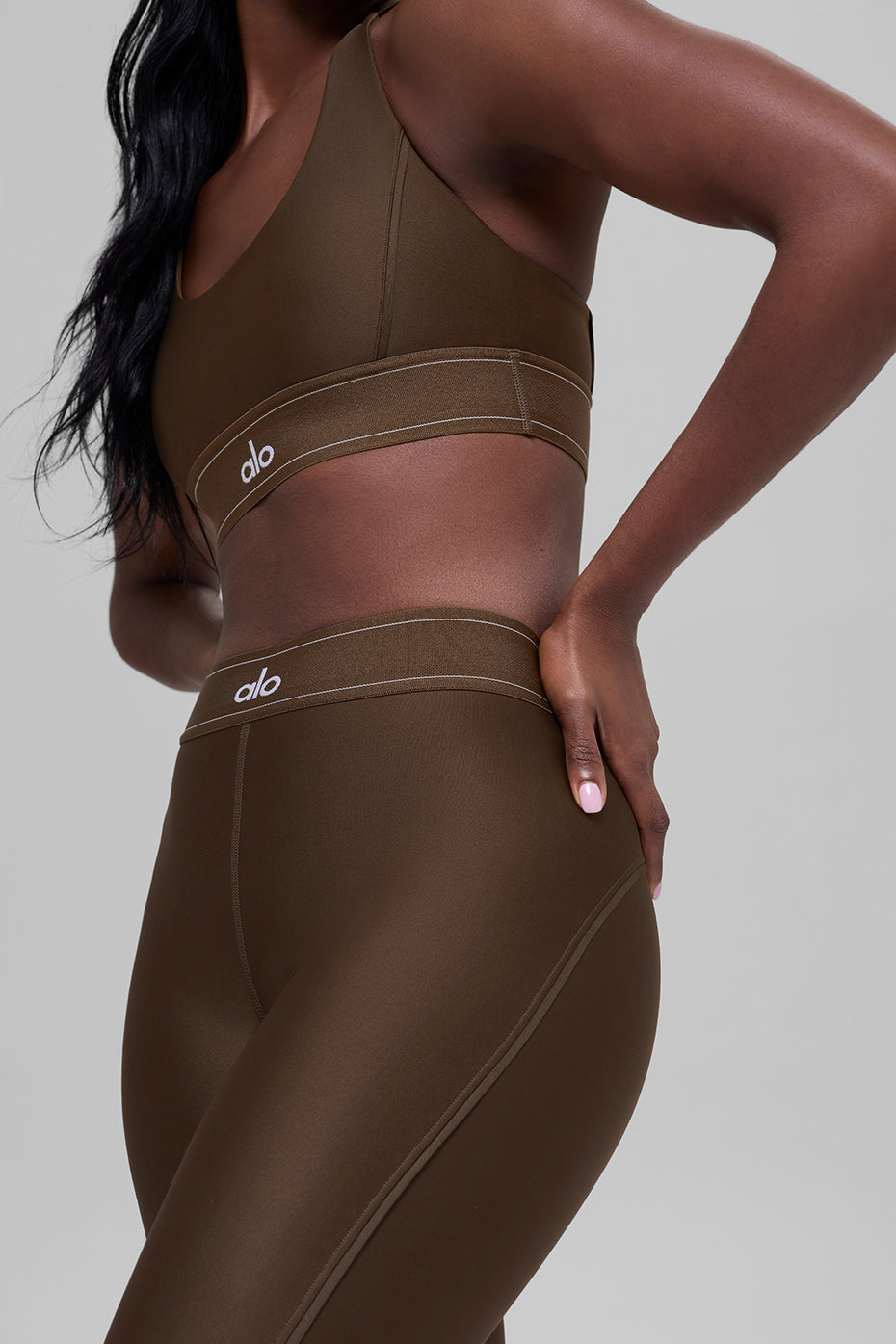 Airlift High-Waist Suit Up Legging - Espresso — photo 3