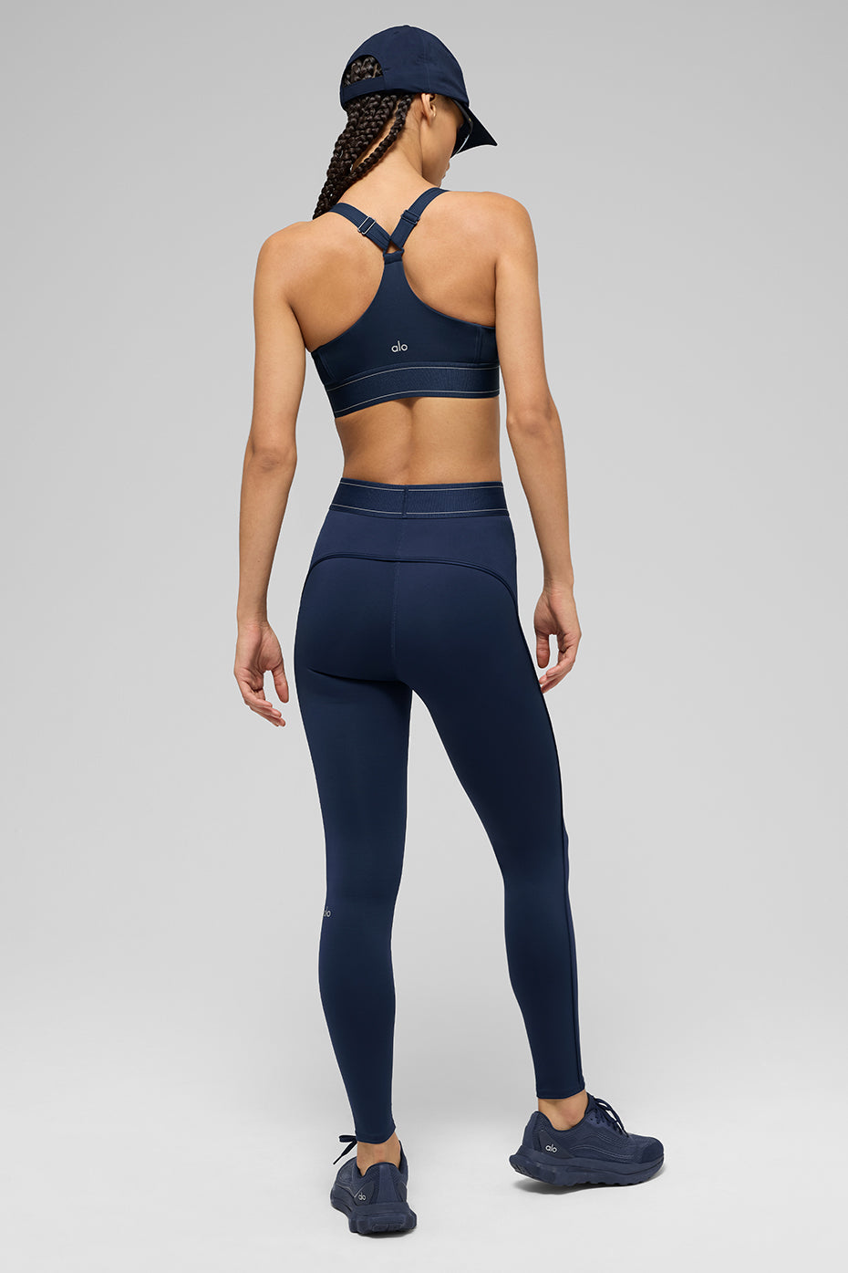 Airlift High-Waist Suit Up Legging - Navy/Navy — photo 3