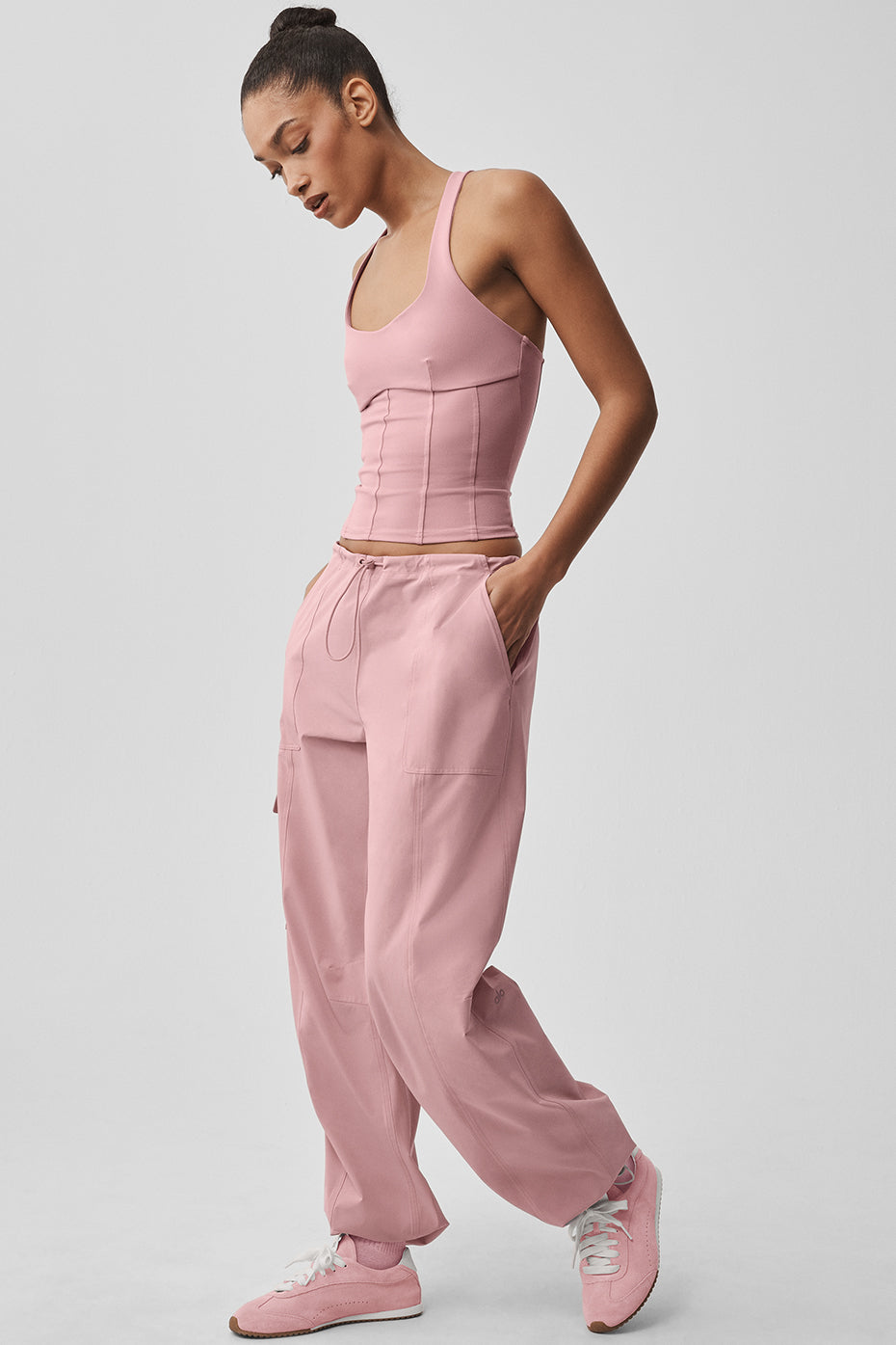 Low Rise Megastar Cargo Pant - Vintage Pink — photo 6