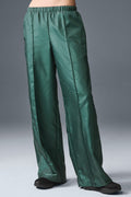 Afterglow Wide Leg Track Pant - Winter Ivy — photo 1